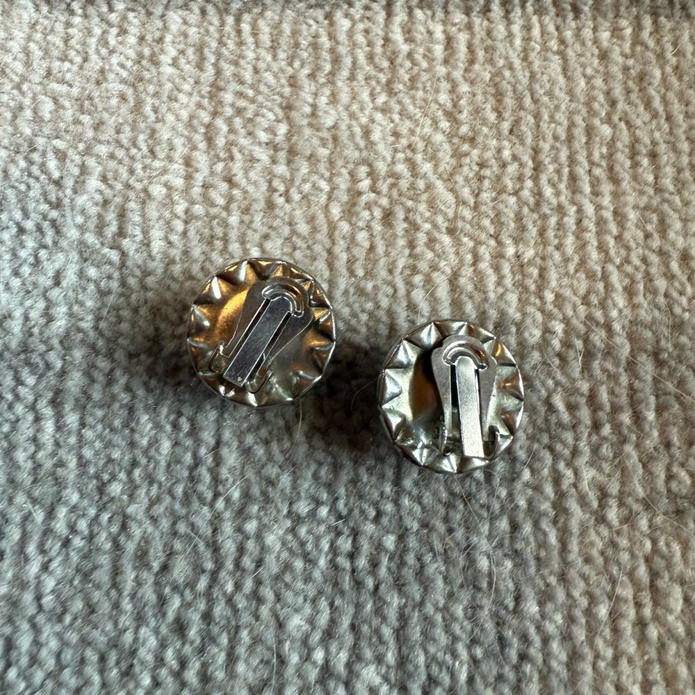 Sparkly Vintage Earrings and  Dachshund Brooch - Picture 5 of 10